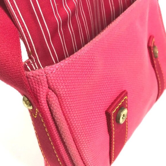 LOUIS VUITTON M40071 Antigua Sac mule Handbag Shoulder Bag Canvas pink - Picture 13 of 16